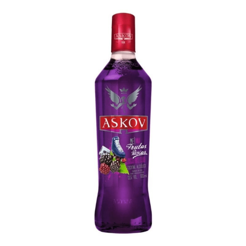 Vodka Askov Frutas Roxas 900ml