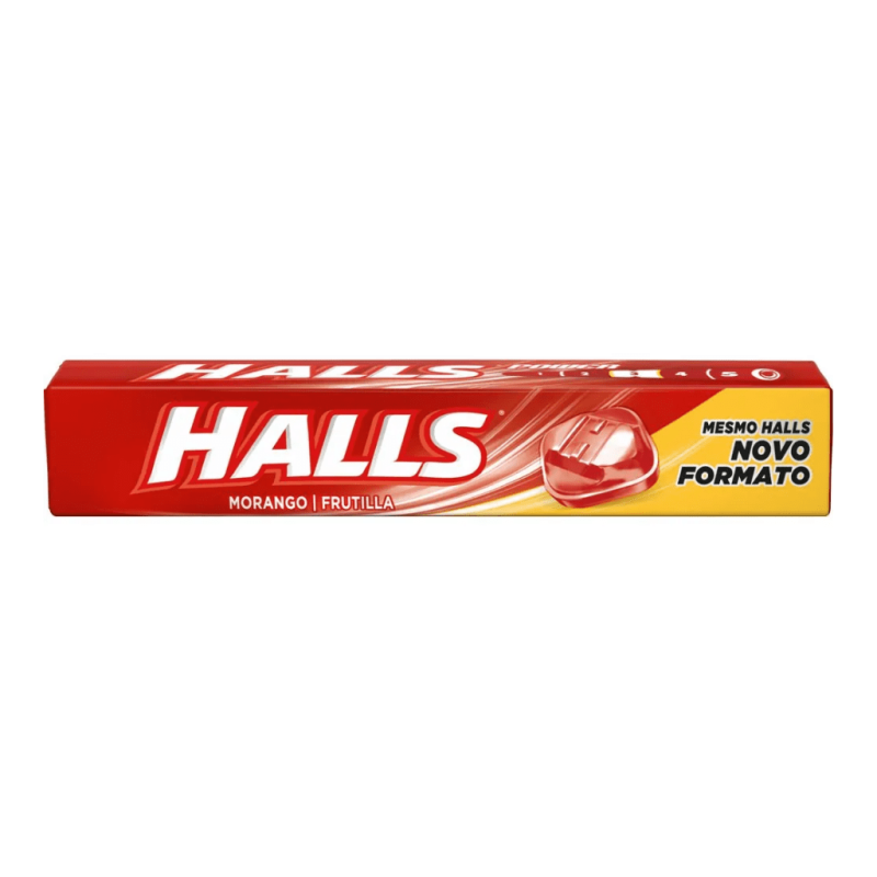 Bala Halls Morango 28g