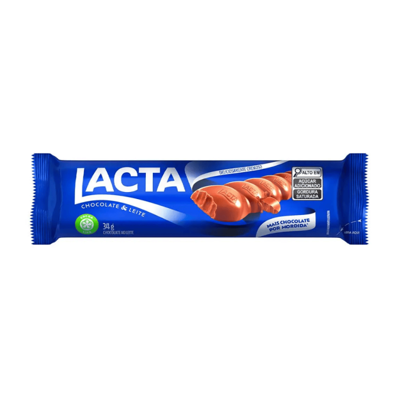 Chocolate Lacta Ao Leite 34g