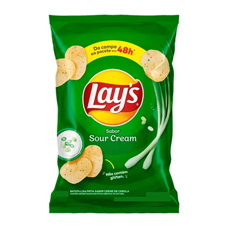 Salgadinho Elma Chips Lay's Sour Cream 70g