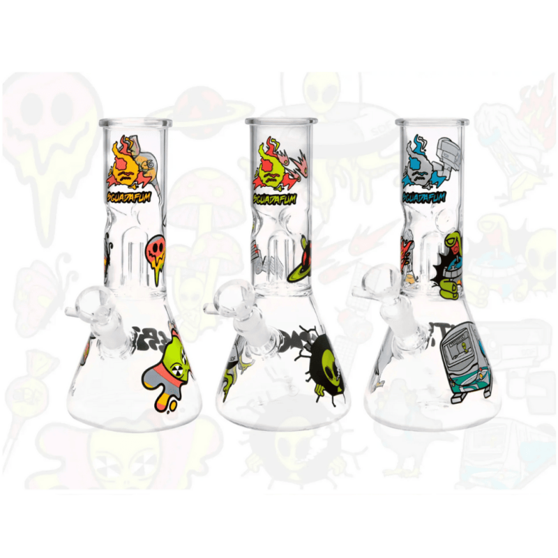 Bong Squadafum Glass Ice Percolator