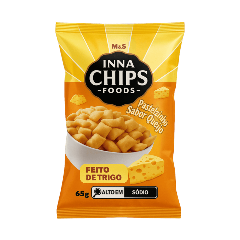 Salgadinho Inna Chips Queijo 65g