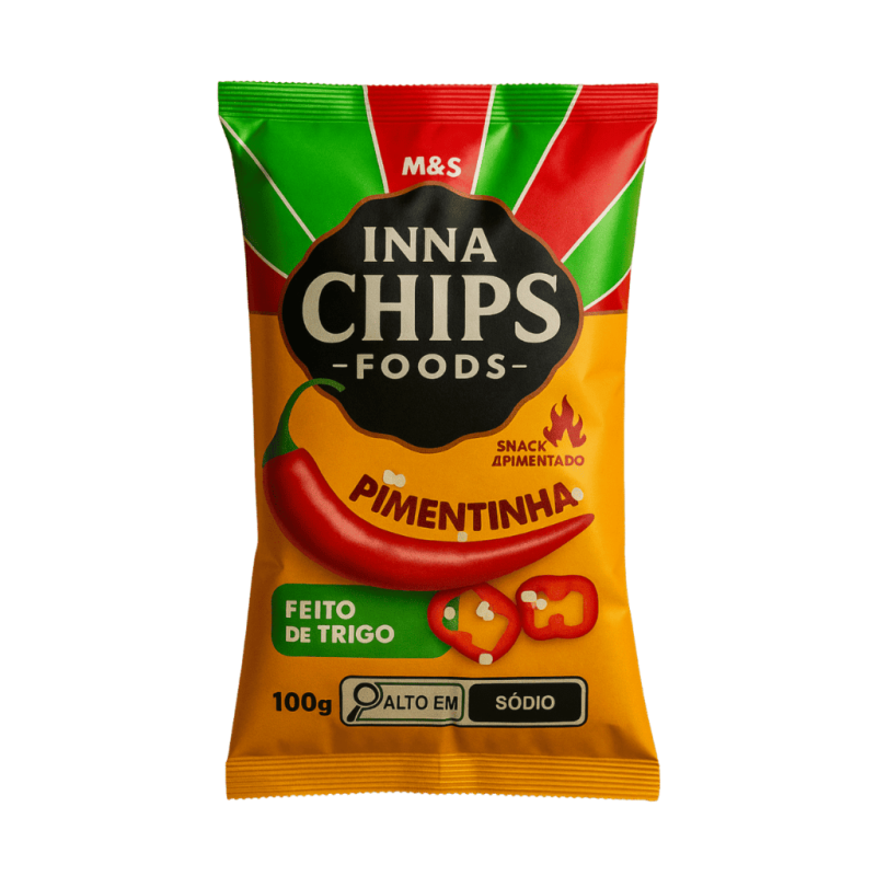 Salgadinho Inna Chips Pimentinha 100g